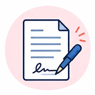 Divorce papers icon